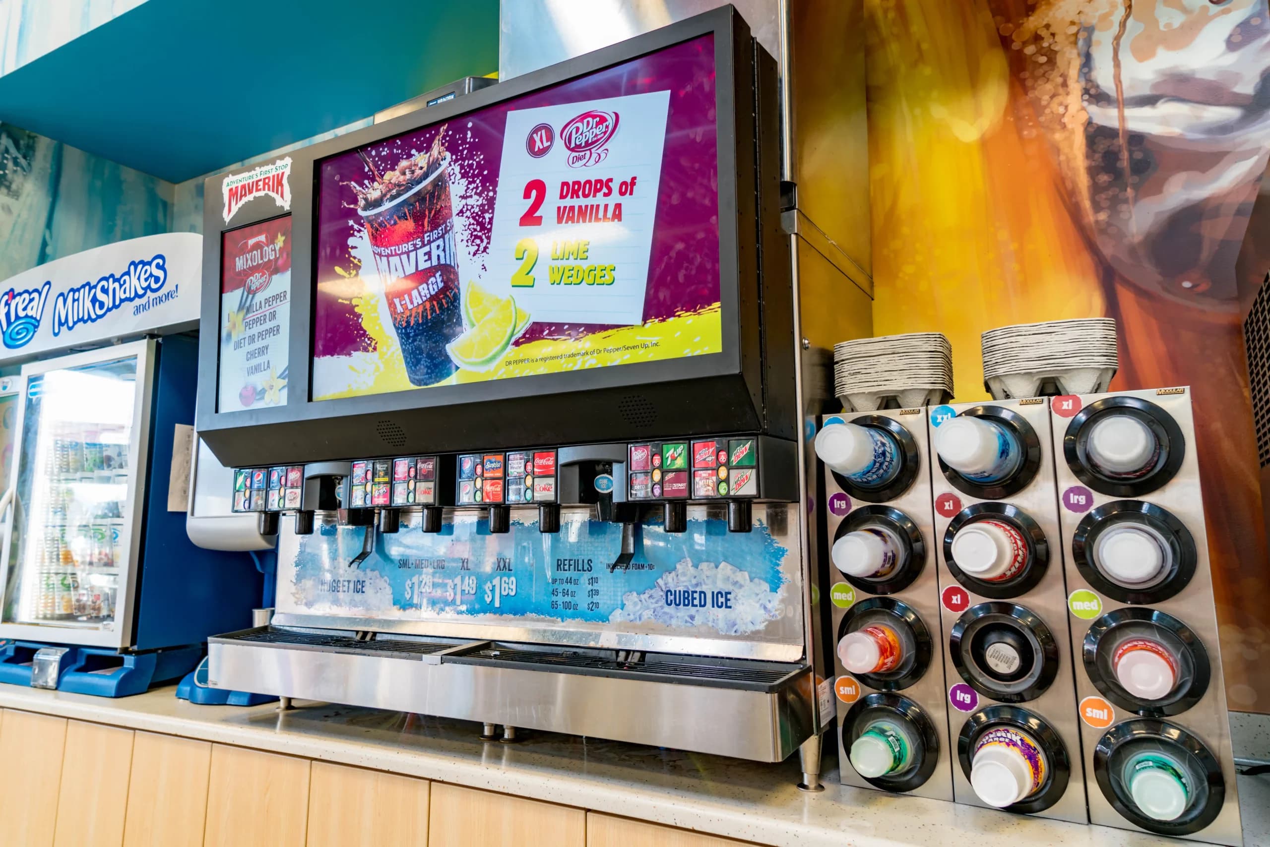 Revel logo carousel panel